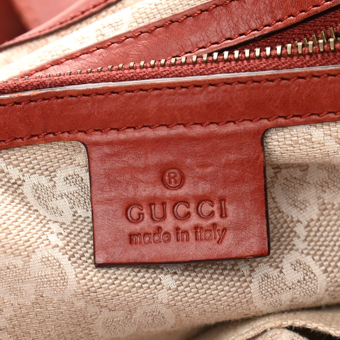 Washed Calfskin Medium Soft Stirrup Shoulder Bag Brown