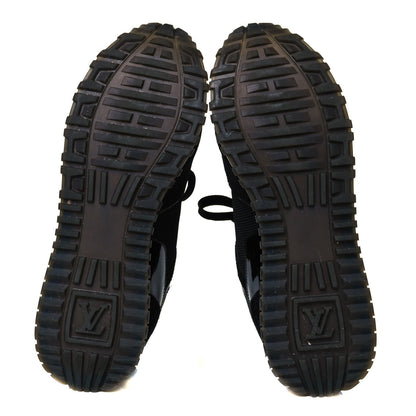Louis Vuitton Suede Monogram Run Away Sneakers 37 Black 5 of 6