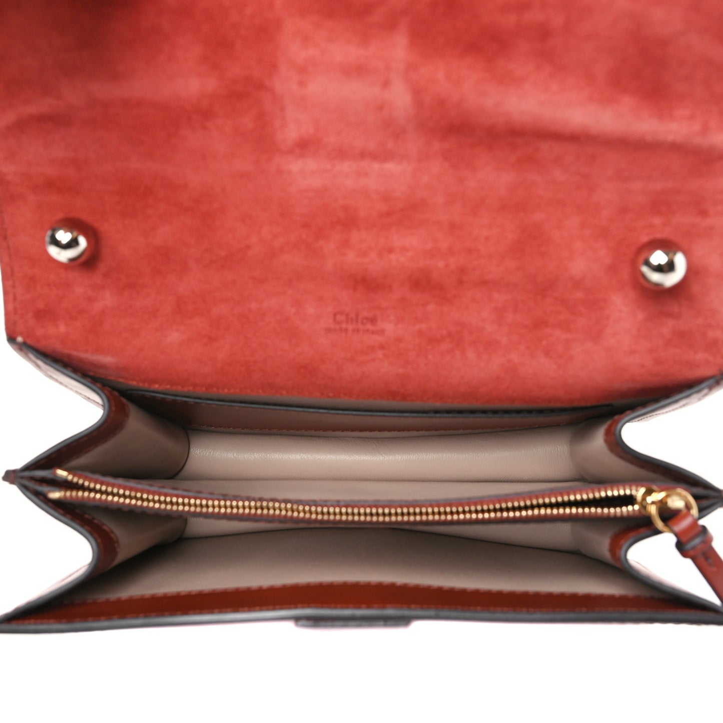 Calfskin Crocodile Embossed Aby Chain Shoulder Bag Pink Red