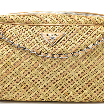 Prada Vernice Madras Camera Bag Quarzo 8 of 15