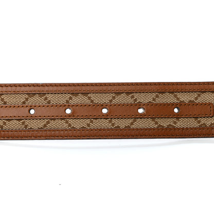 Gucci Monogram Double G Belt 90 36 Dark Brown 4 of 4