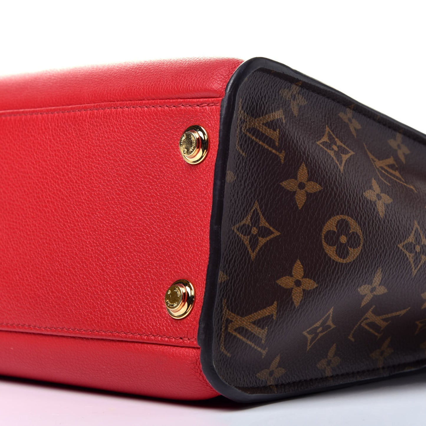 Calfskin Monogram On My Side Pirate Red