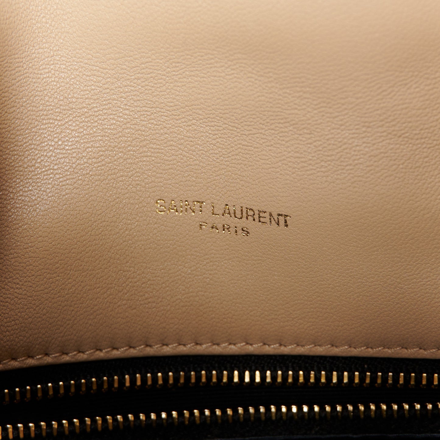 Lambskin Quilted Toy Loulou Puffer Monogram Chain Satchel Nude Powder