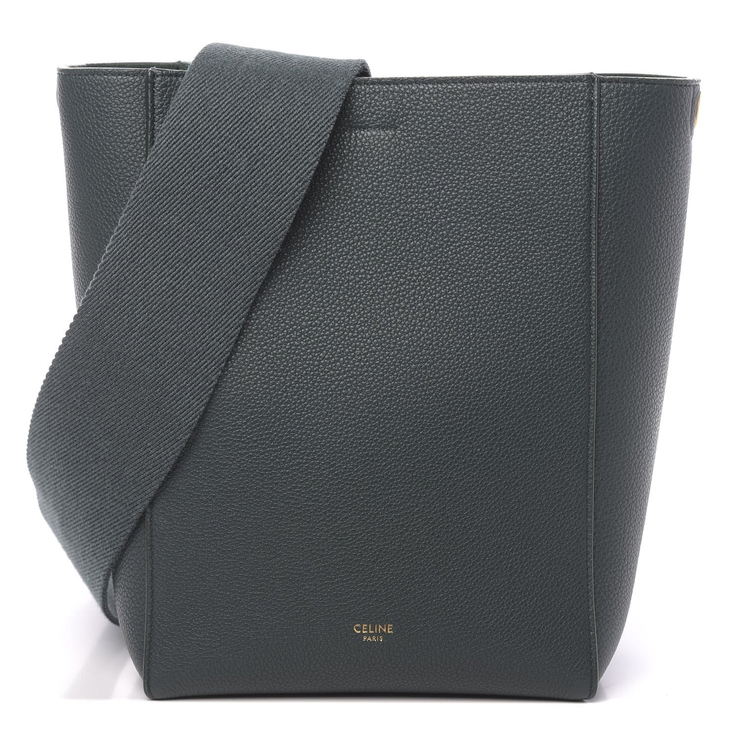 Soft Grained Calfskin Small Sangle Bucket Bag Amazone