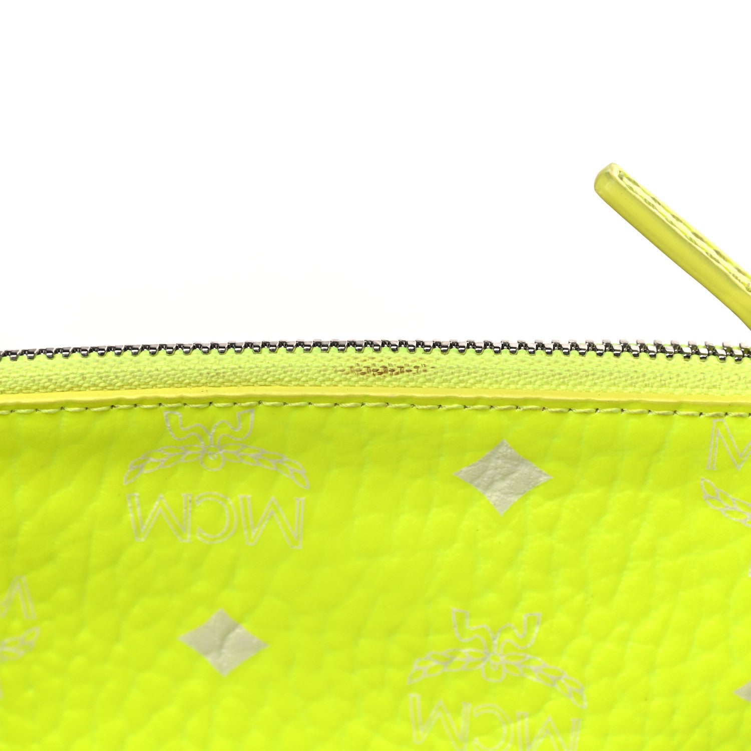MCM Iridescent PVC Shopper Tote Neon Pink Hologram 13 of 15