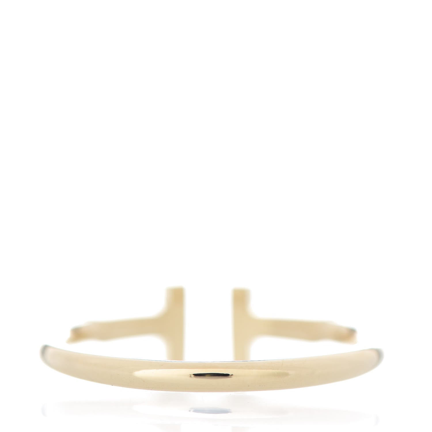Tiffany 18K Yellow Gold T Wire Ring 56 7.5 3 of 5