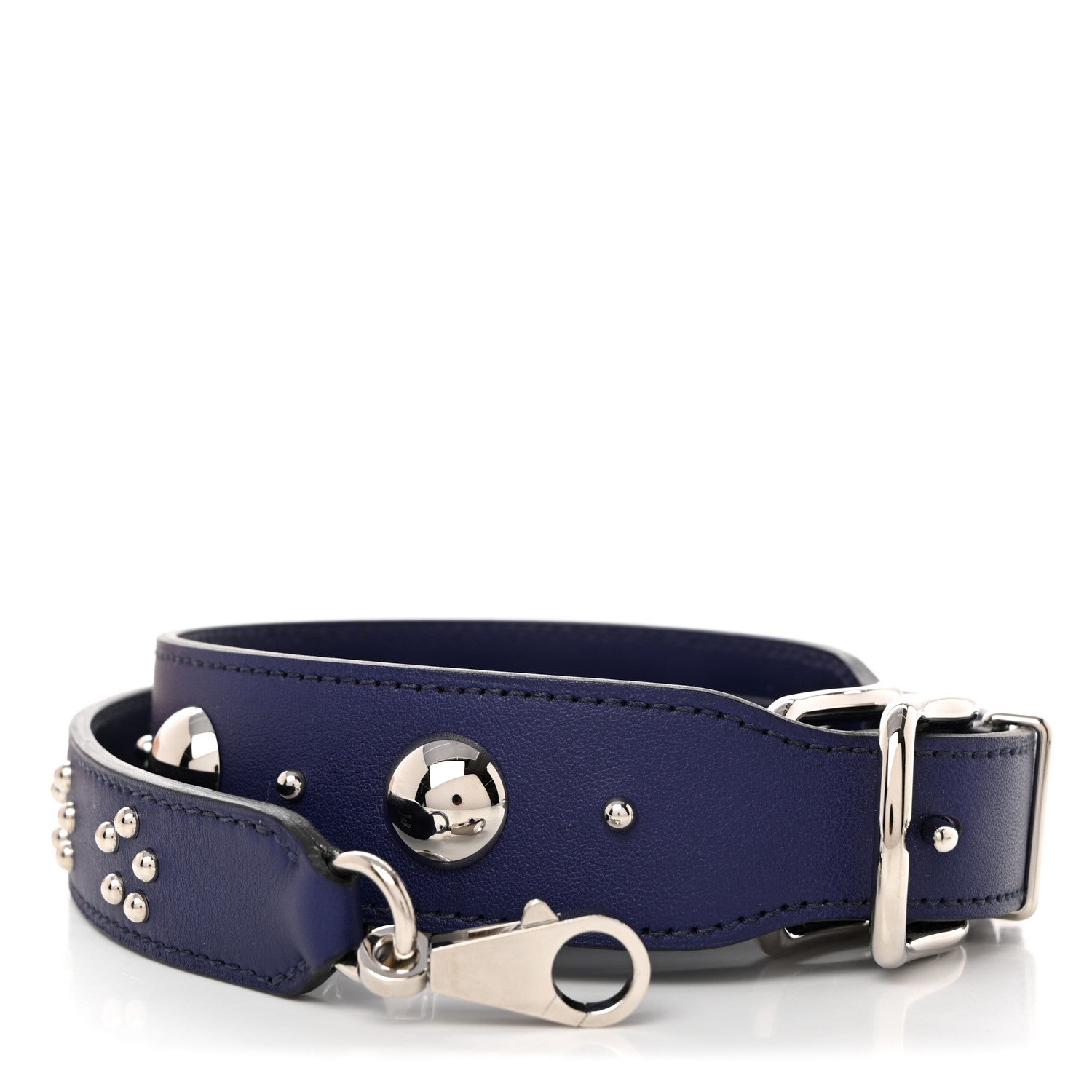 Hermes Swift Studded Carnaby Losange Shoulder Strap Bleu Encre 1 of 5