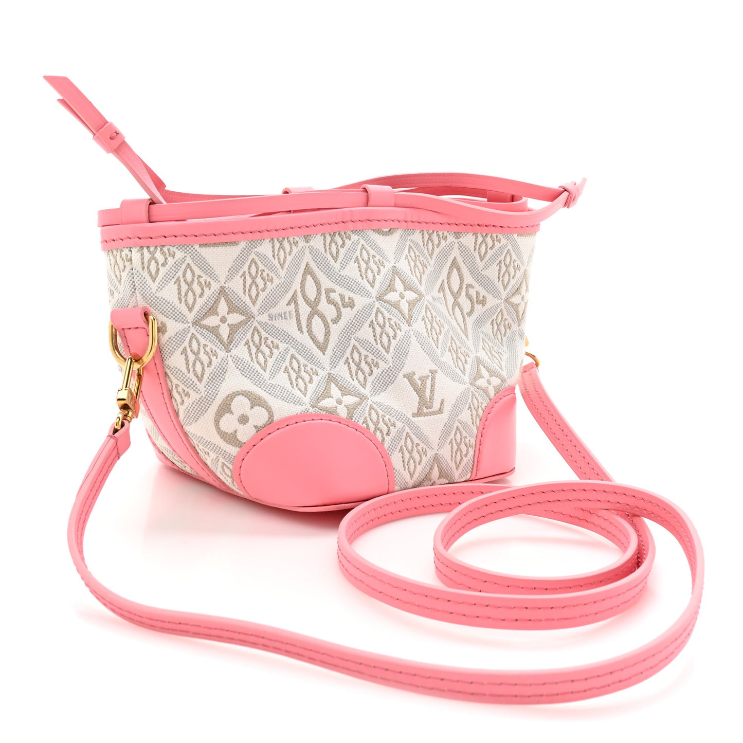 Jacquard Since 1854 Noe Purse Ecru Beige Pink