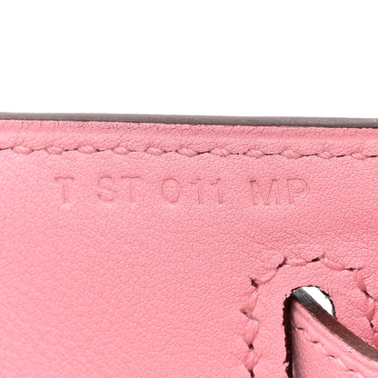 Hermes Swift Kelly Pochette Clutch Rose Sakura 7 of 11