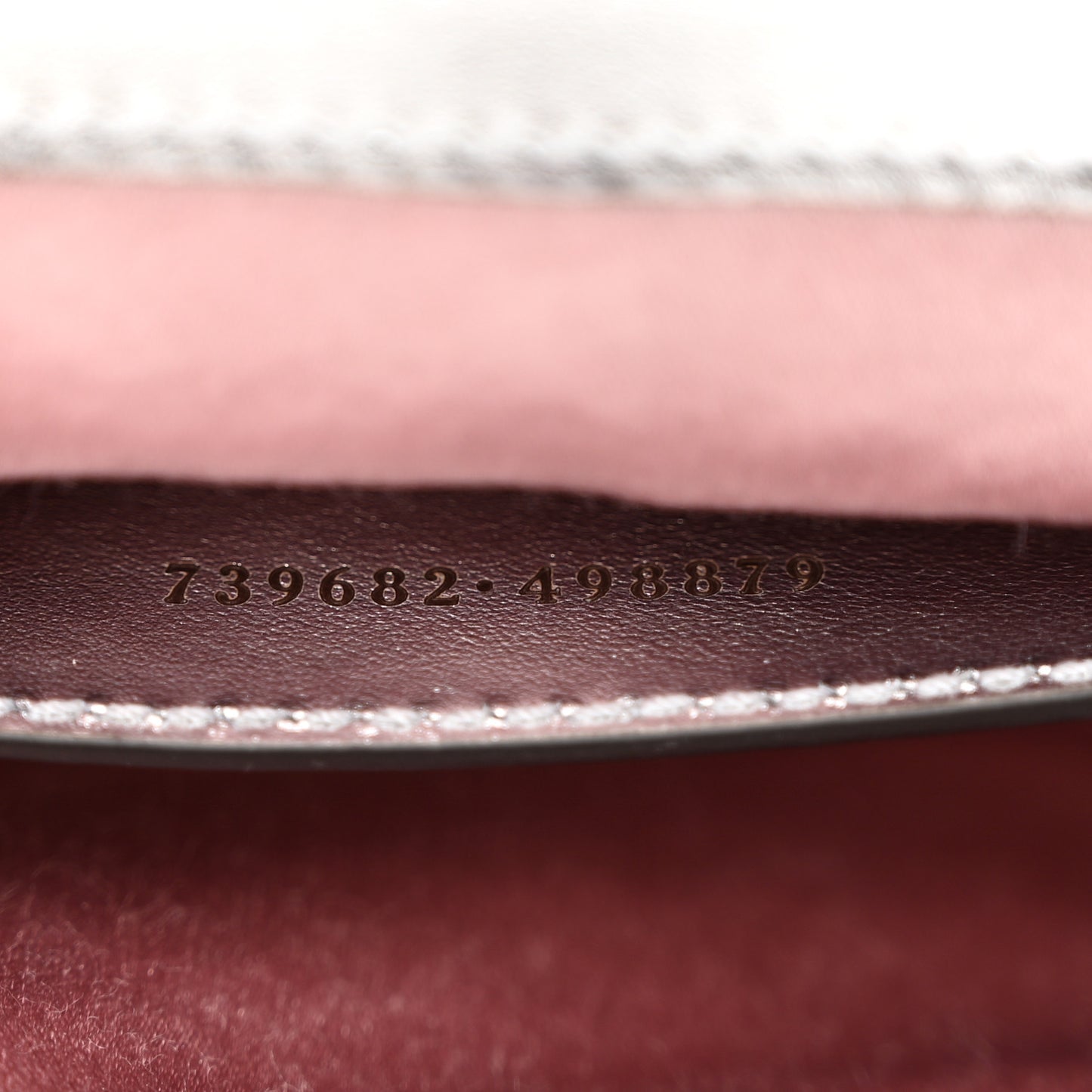 Iridescent Nappa Chevron Matelasse Mini GG Marmont Shoulder Bag Iridescent Escape Pink