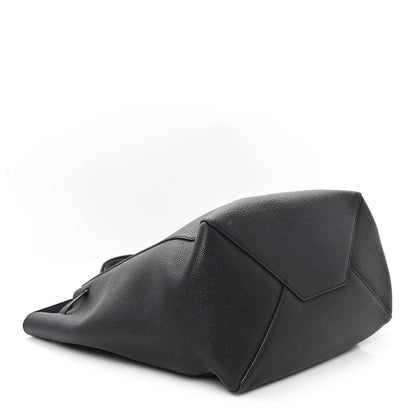 Celine Soft Grained Calfskin Small Belt Cabas Phantom Black 4 of 11