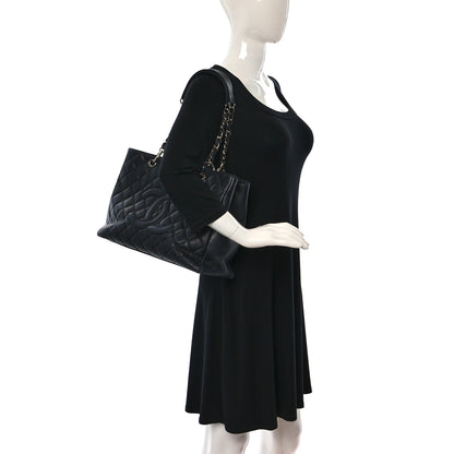 Chanel Caviar Quilted Grand Shopping Tote GST Black 2 of 24