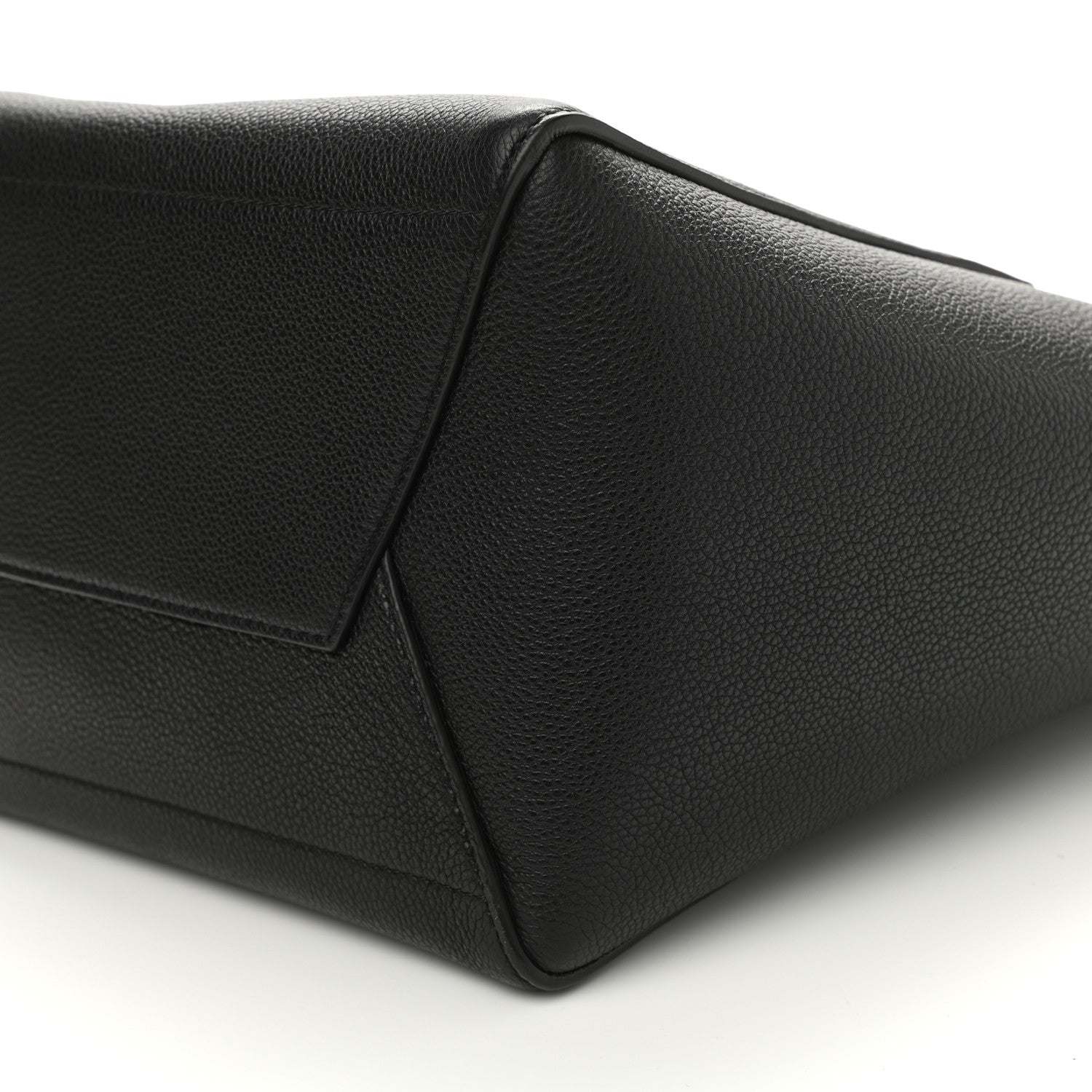 Celine Soft Grained Calfskin Sangle Bucket Bag Black 10 of 12