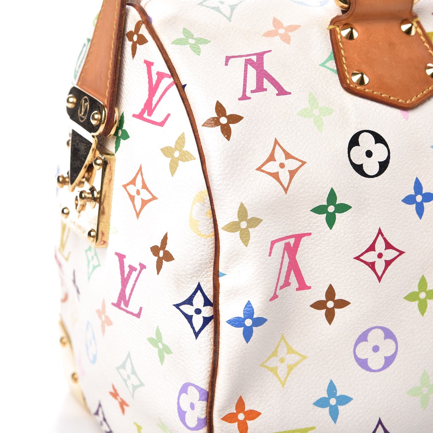 Louis Vuitton Monogram Multicolor Speedy 30 White 14 of 23