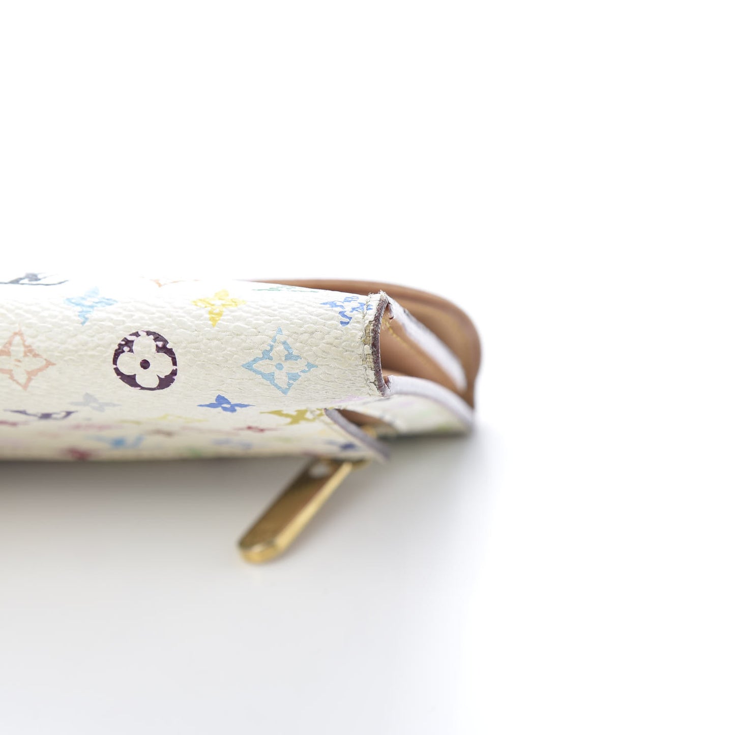 Monogram Multicolor Eugenie Wallet White