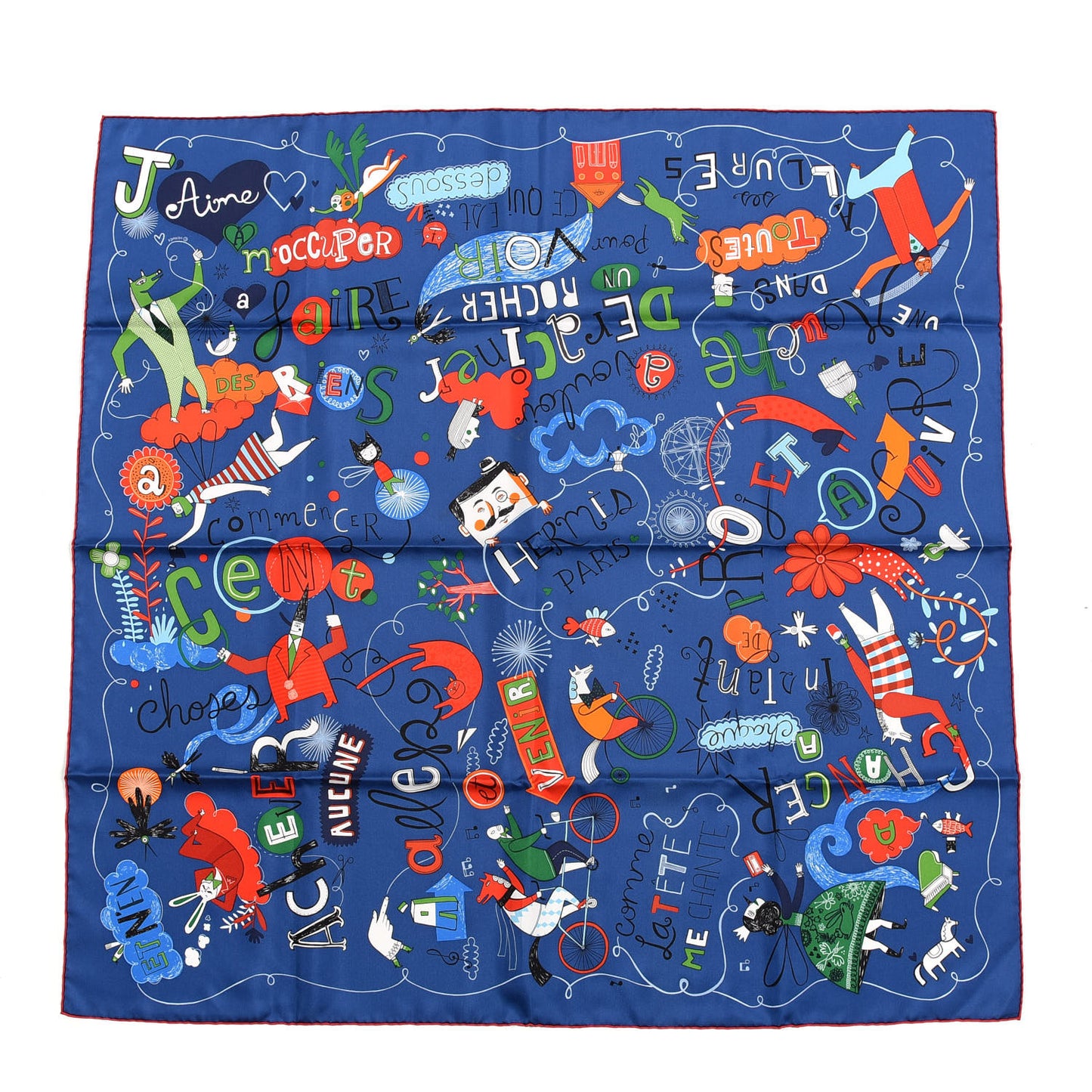Silk Les Confessions Scarf 90