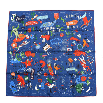 Hermes Silk Les Confessions Scarf 90 1 of 3