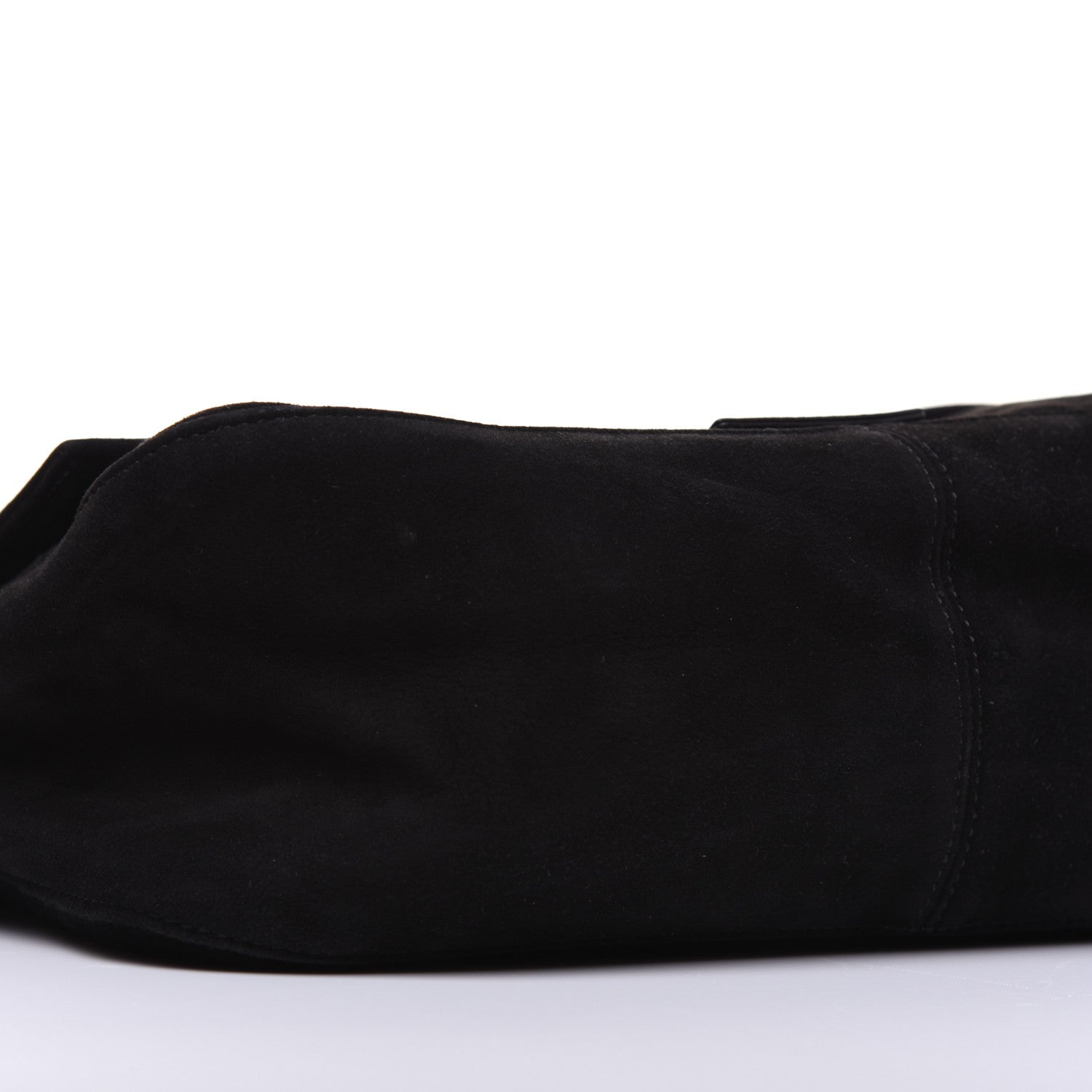 Fendi Suede Calfskin Mama Baguette Black 6 of 15