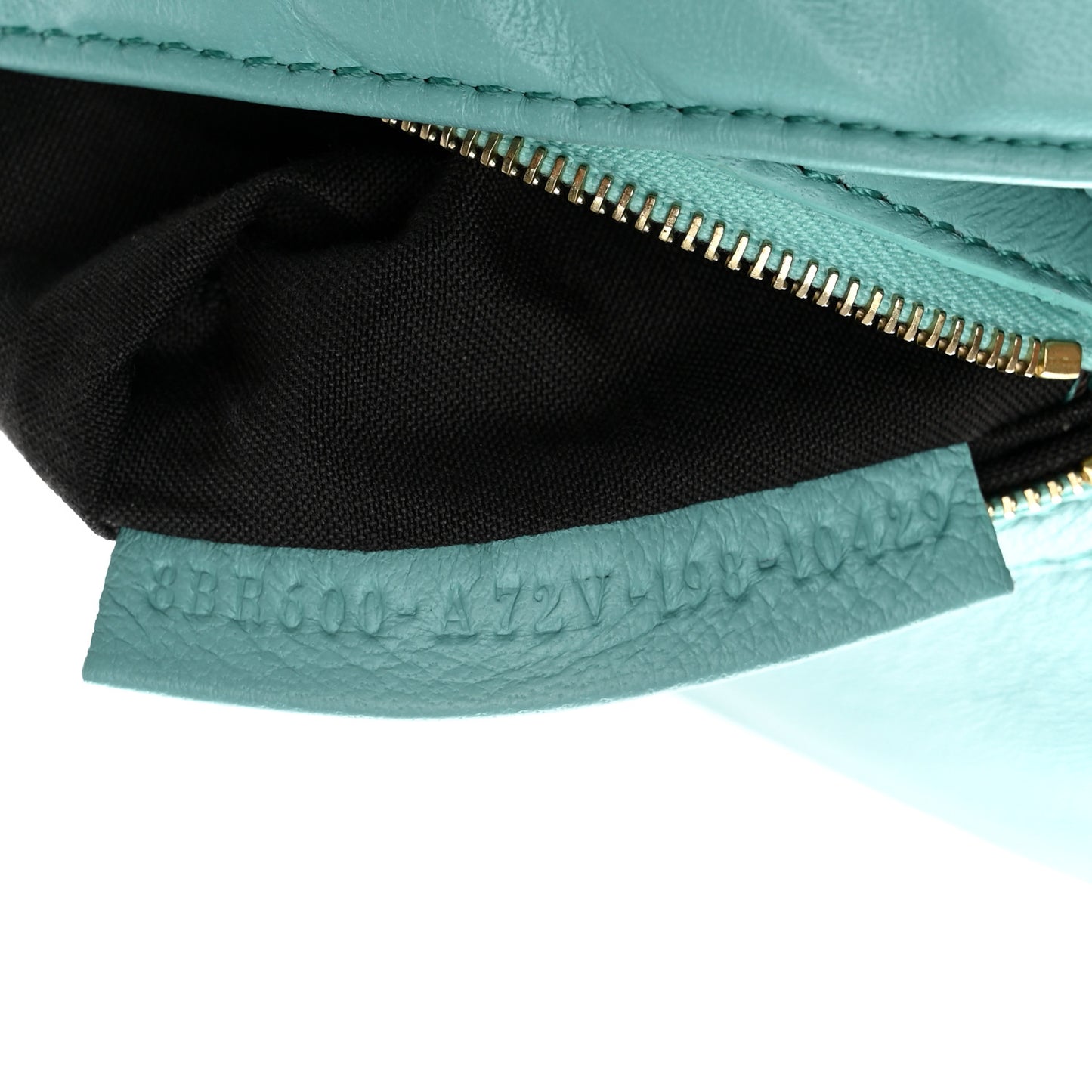 Nappa FF 1974 Embossed Baguette Tiffany