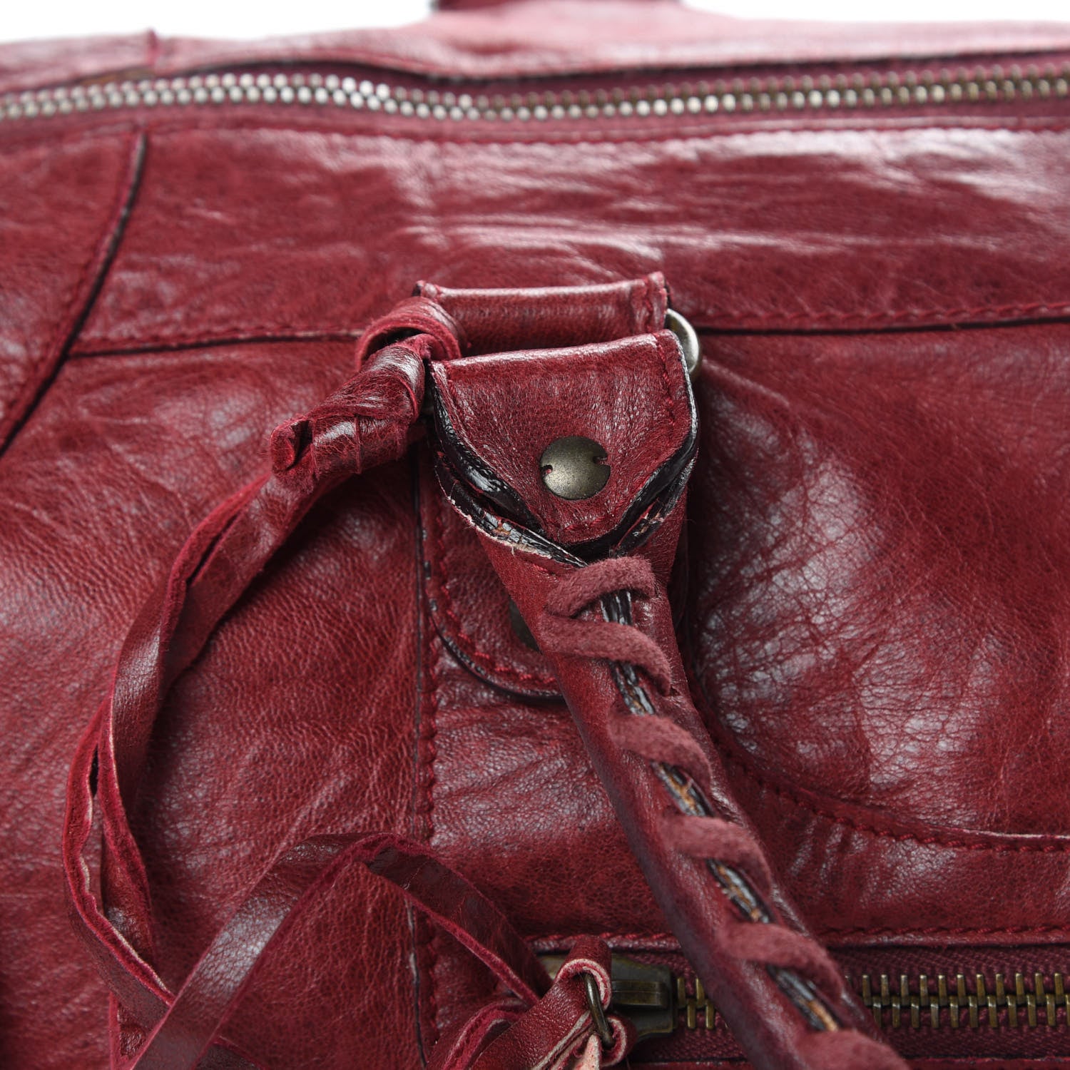 Balenciaga Agneau Classic Hardware Work Grenat 17 of 22