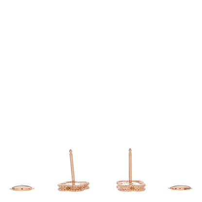 Van Cleef & Arpels 18K Rose Gold Sweet Alhambra Earrings 3 of 5