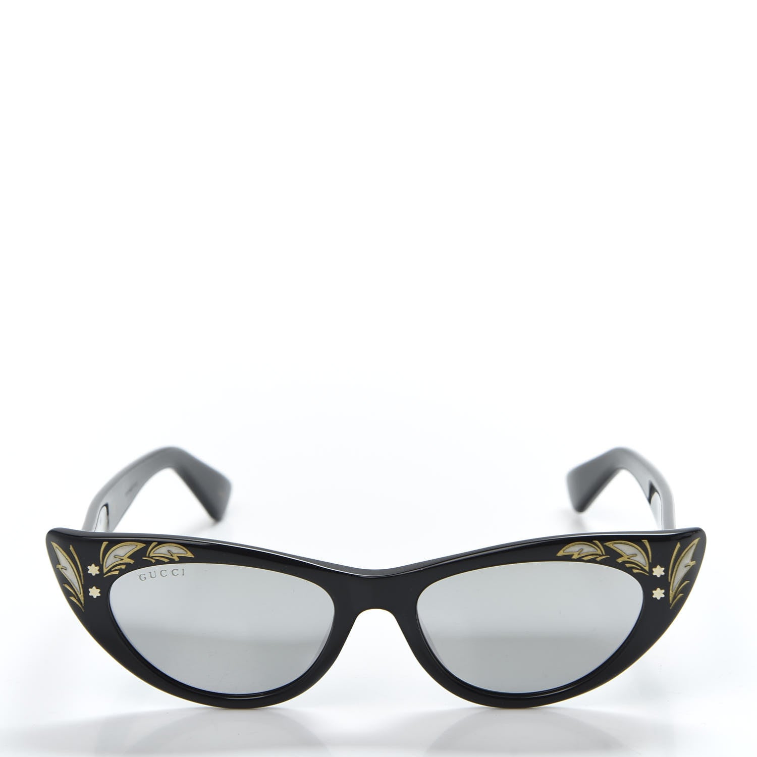 Gucci Acetate Cat Eye GG0089S Sunglasses Black 2 of 8