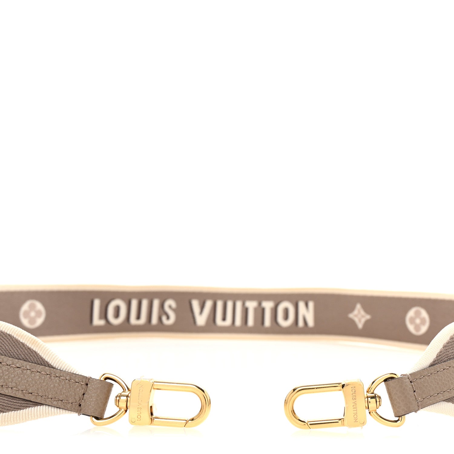 Louis Vuitton Jacquard Diane Shoulder Strap Tourterelle Creme 3 of 5