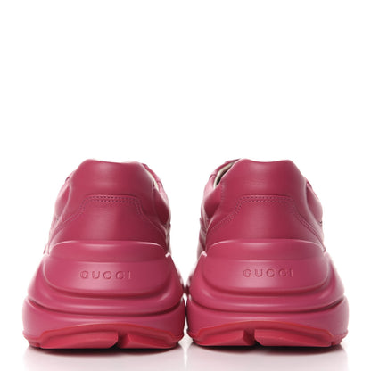 Gucci Calfskin Logo Mens Rhyton Sneakers 9.5 Box Pink 6 of 10