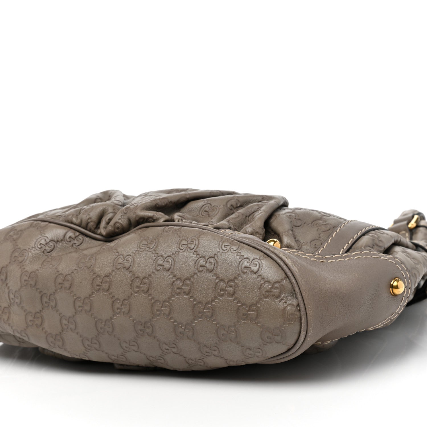 Gucci Guccissima Medium Jockey Tote Grey 9 of 10