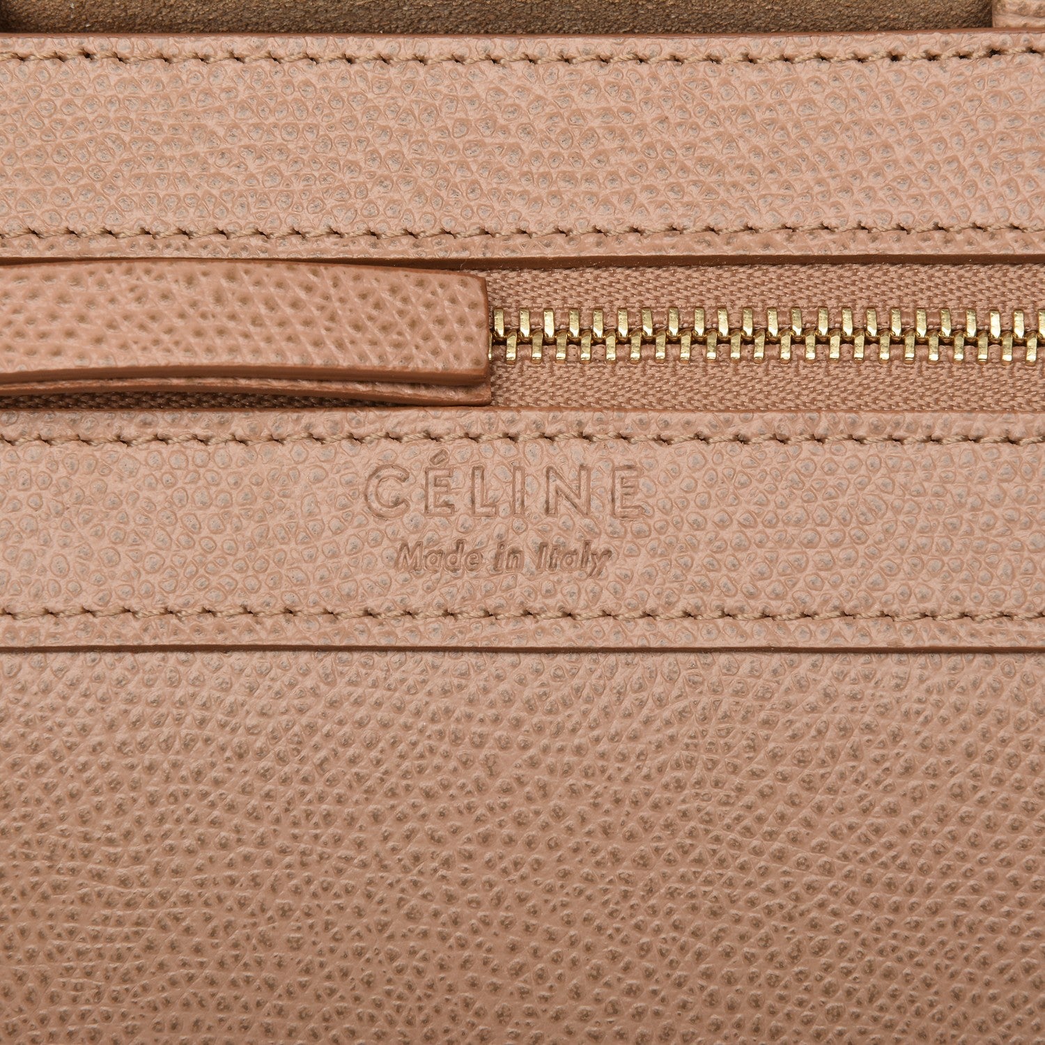 Celine Grained Calfskin Small Vertical Bi-Cabas Nude Deepsea 7 of 9