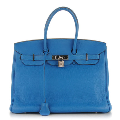 Hermes Taurillon Clemence Birkin 35 Mykonos 1 of 27