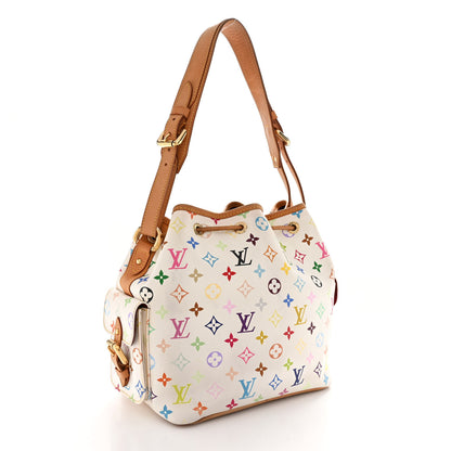 Louis Vuitton Monogram Multicolor Petit Noe White 3 of 12