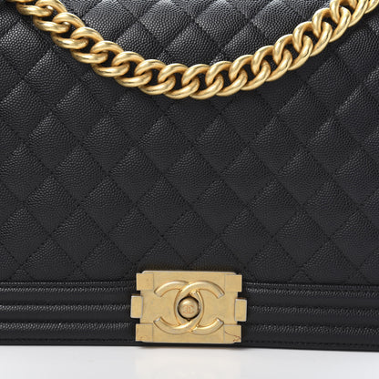 Chanel Caviar Quilted New Medium Boy Flap Black 11 of 11