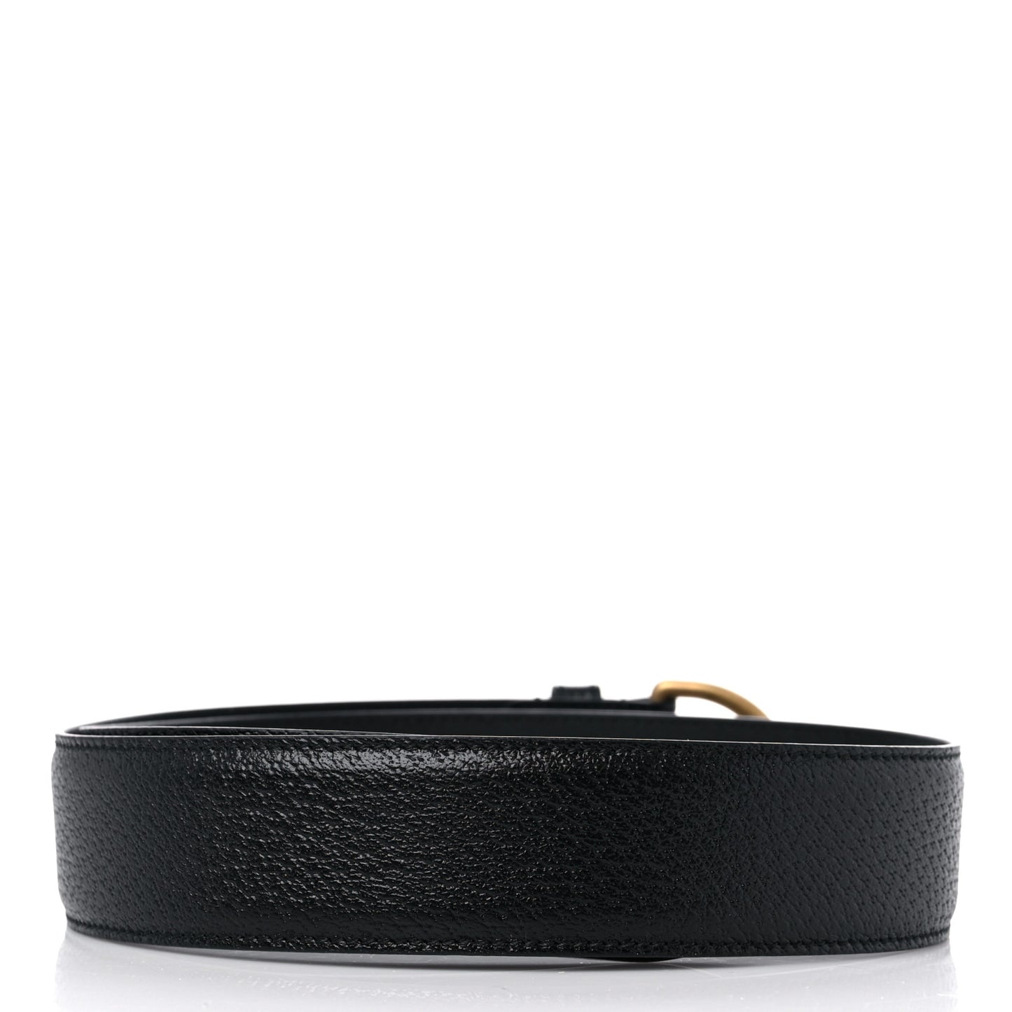 Textured Dollar Calfskin 40mm Belt 80 32 Black