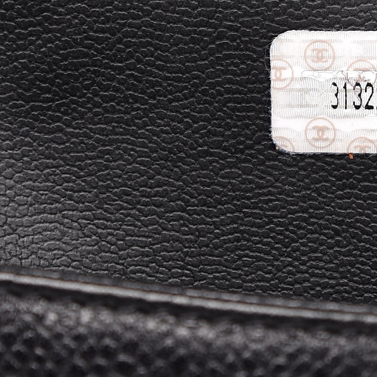 Caviar Flap Shoulder Bag Black