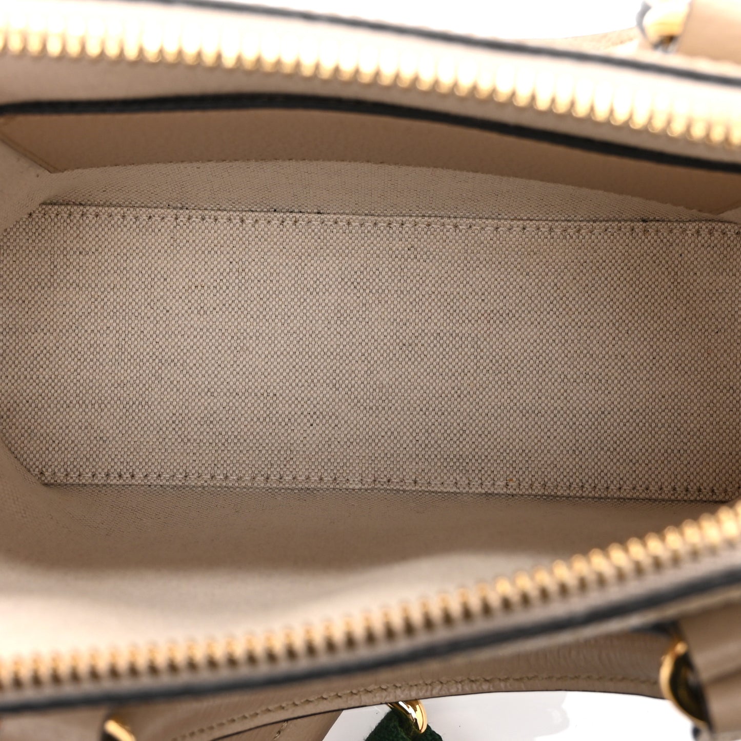 GG Supreme Monogram Textured Dollar Calfskin Mini Horsebit 1955 Top Handle Bag Beige Mystic White Oatmeal