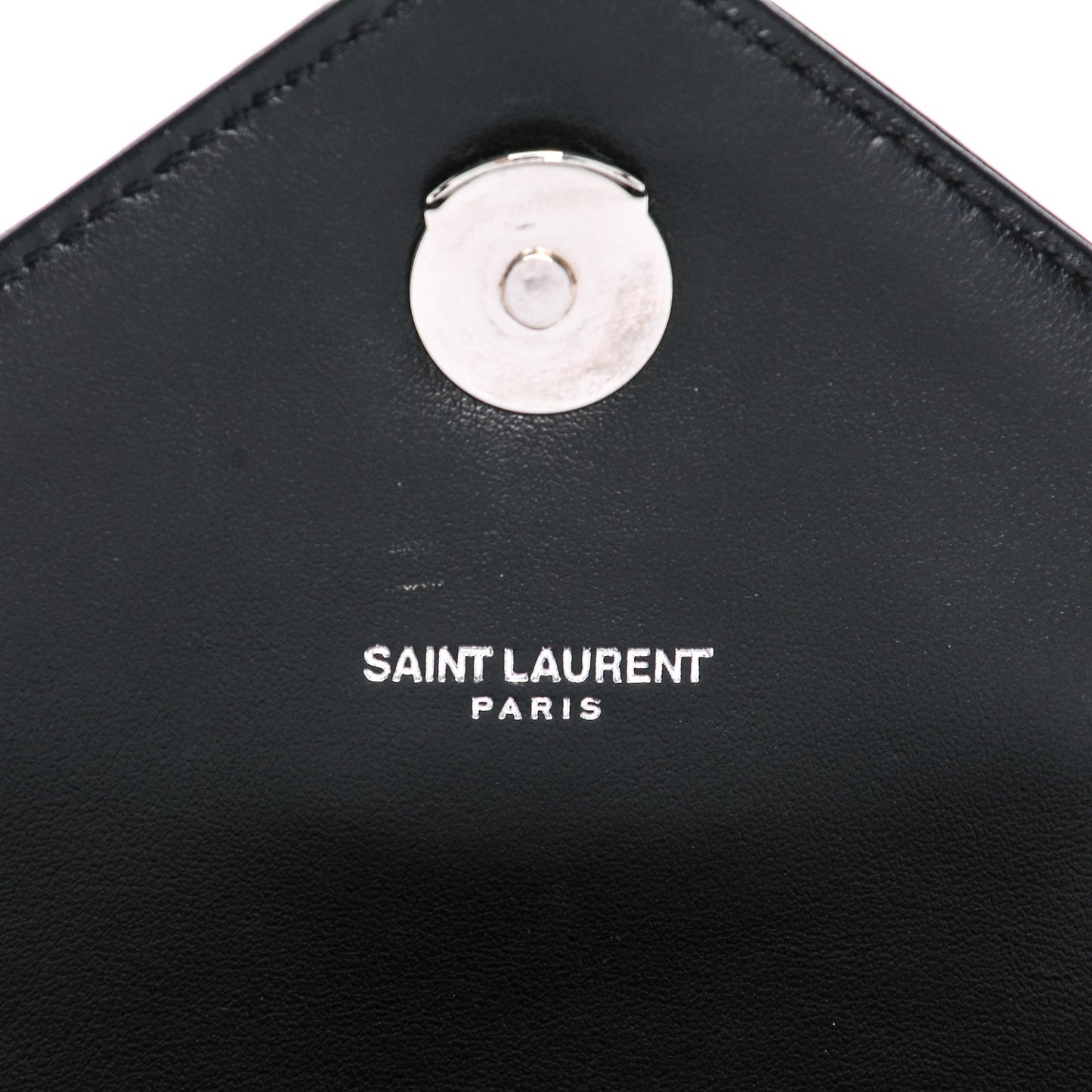 Calfskin Y Quilted Monogram Loulou Shoulder Bag Black