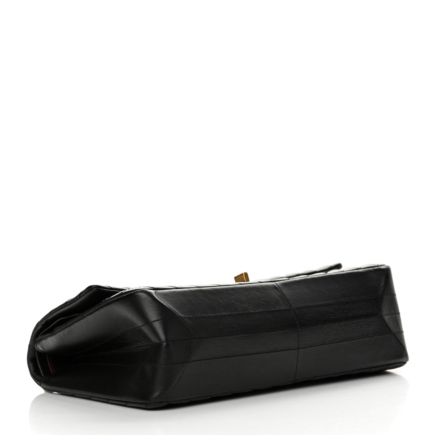 Aged Calfskin Chevron Quilted 2.55 Reissue 226 Flap Black