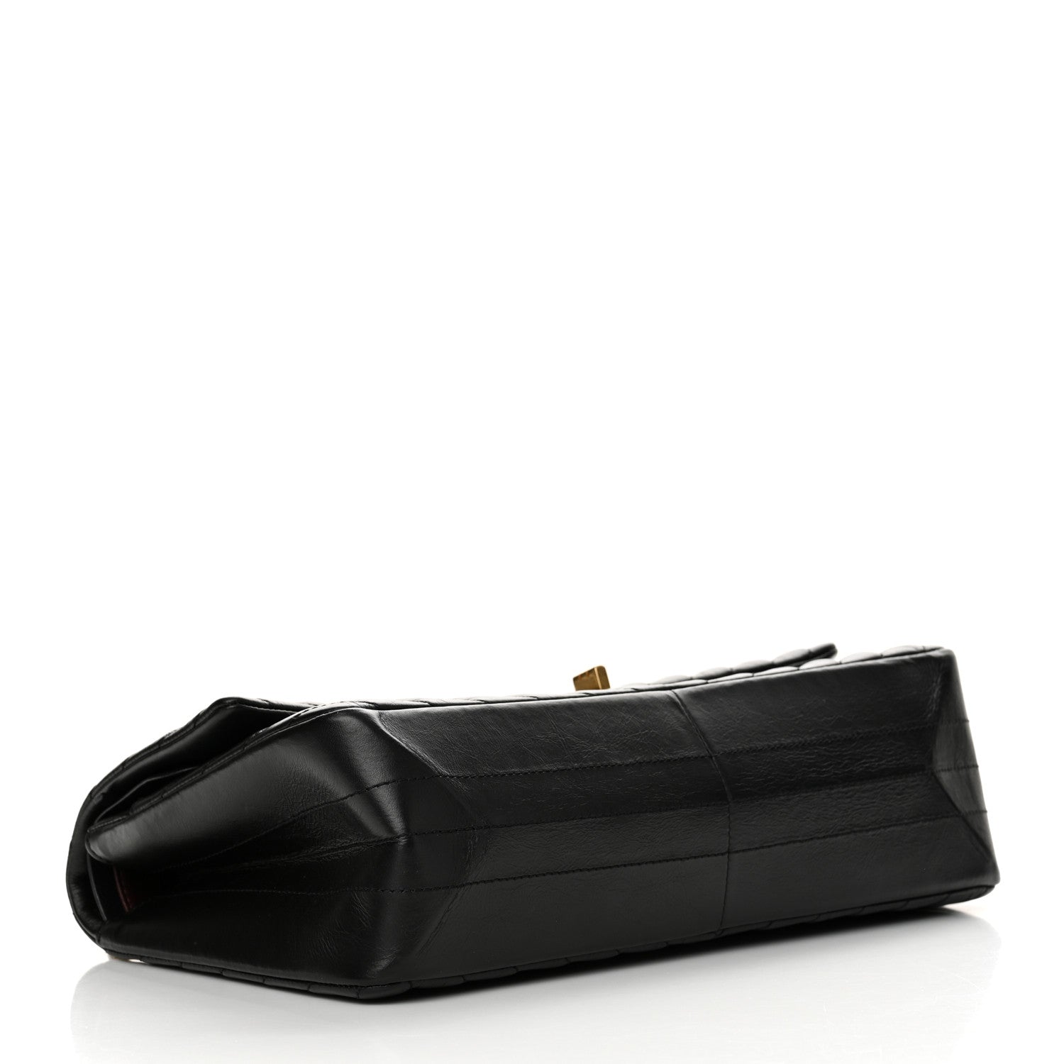 Chanel Aged Calfskin Chevron Quilted 2.55 Reissue 226 Flap Black 4 of 11