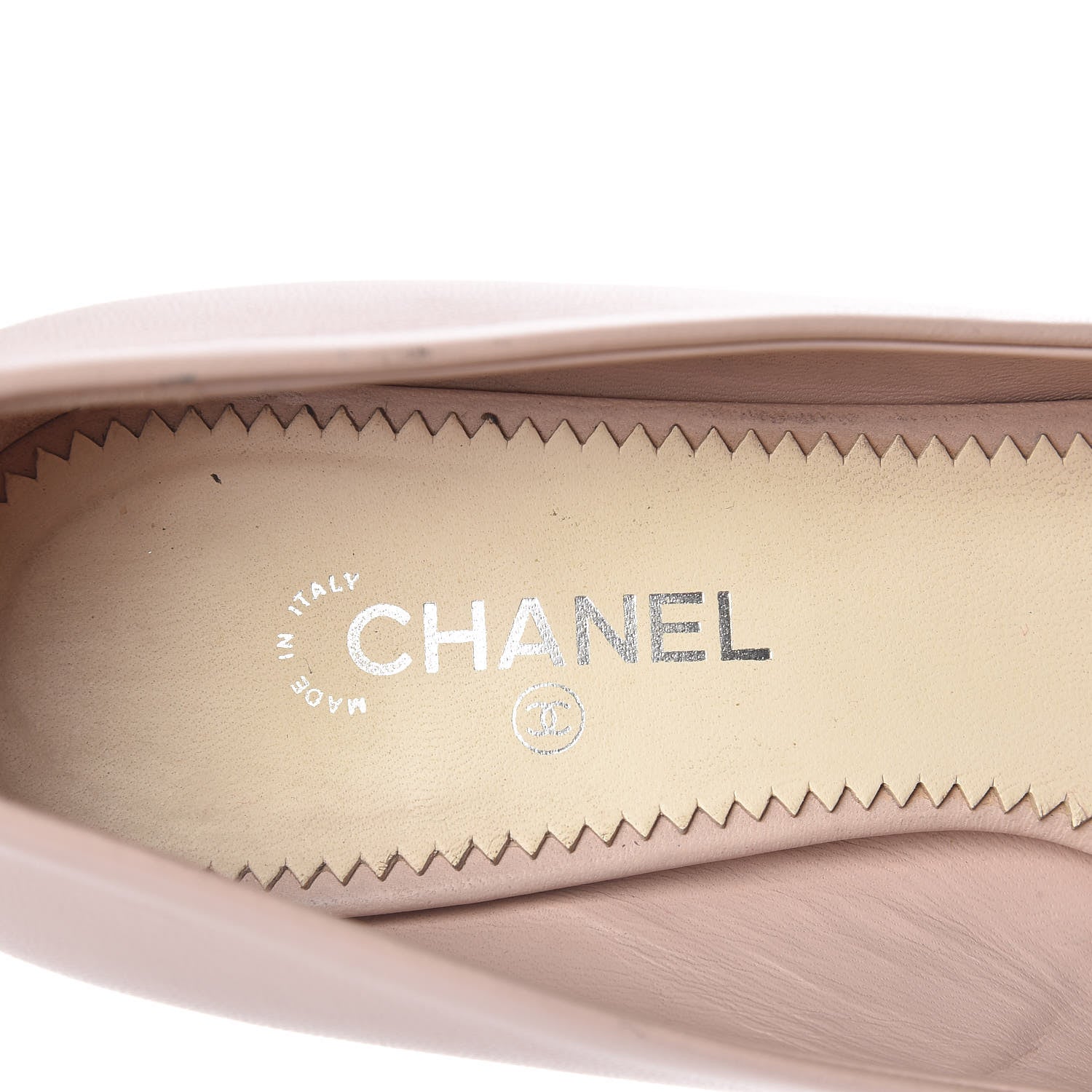 Chanel Lambskin Cap Toe CC Pumps 36 Pink Black 9 of 15