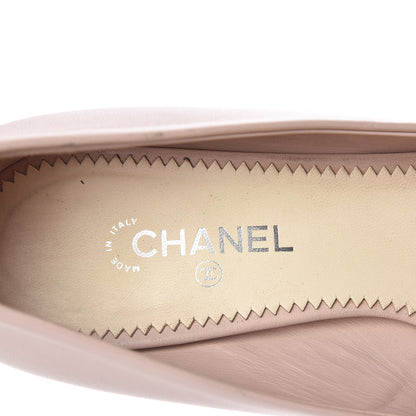 Chanel Lambskin Cap Toe CC Pumps 36 Pink Black 9 of 15