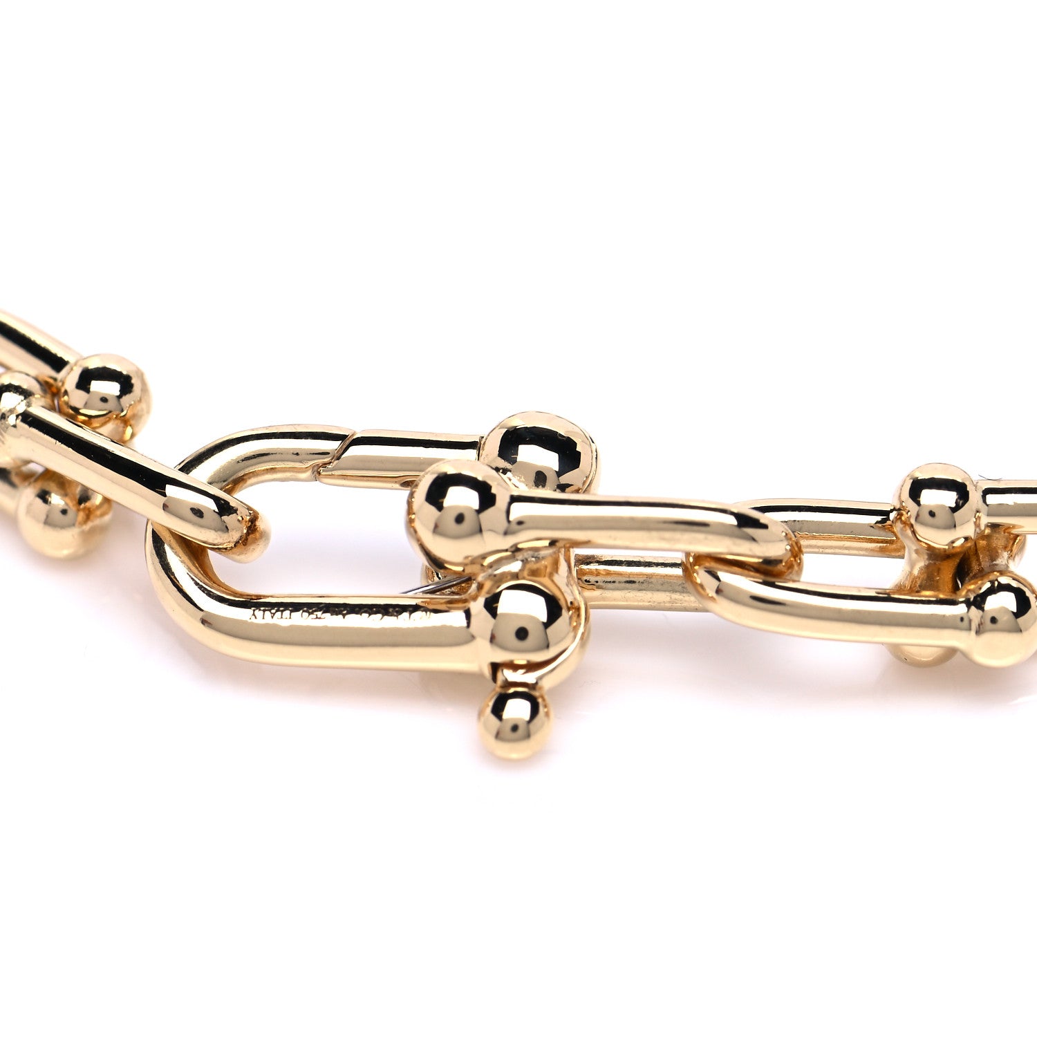 Tiffany 18K Yellow Gold Small HardWear Link Bracelet 4 of 7