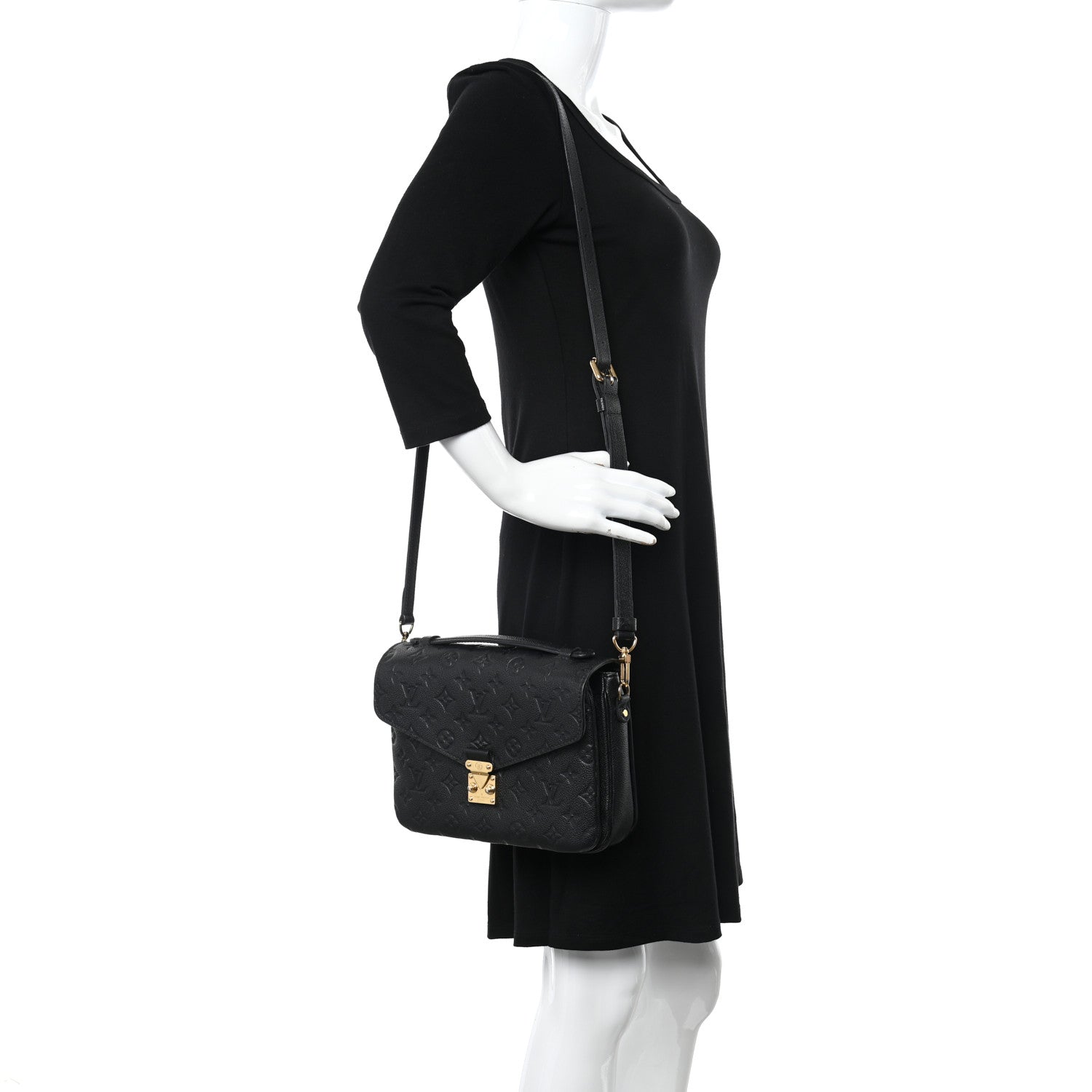 Louis Vuitton Empreinte Pochette Metis Black 2 of 9