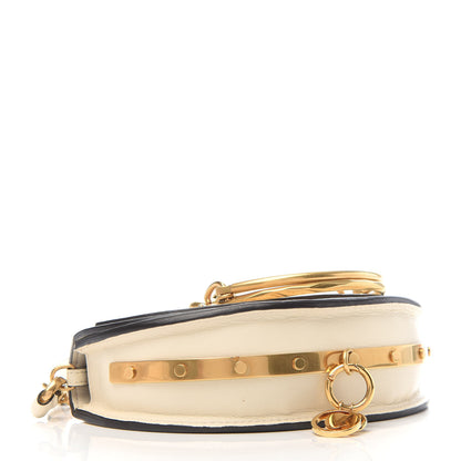 Chloe Calfskin Small Nile Bracelet Minaudiere Bag Off White 4 of 9