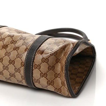 Gucci Crystal Monogram Dollar Calfskin Medium Joy Shoulder Bag Beige Ebony Testa Di Moro 9 of 10