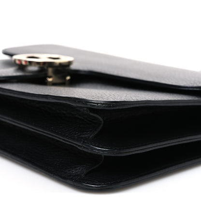 Gucci Dollar Calfskin Interlocking G Shoulder Bag Black 10 of 11