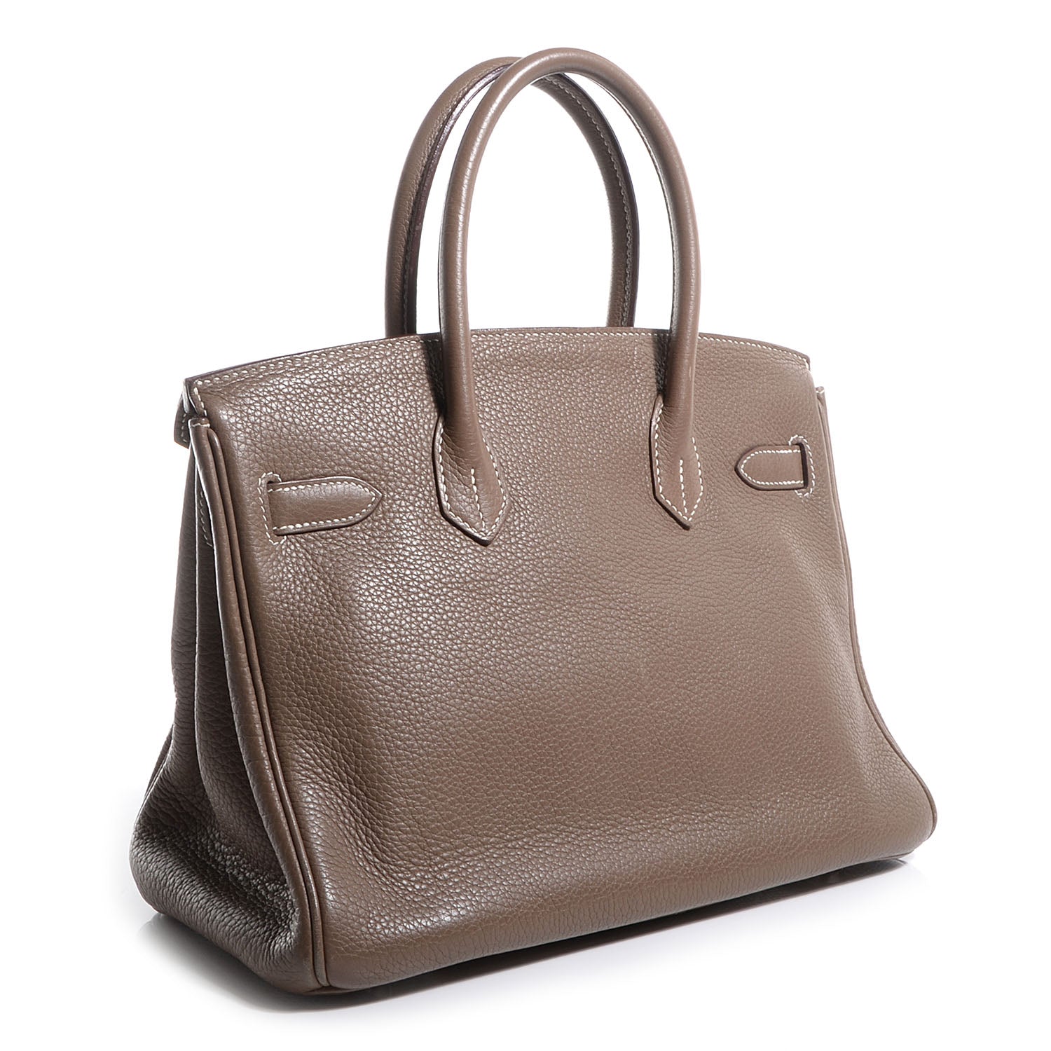 Hermes Taurillon Clemence Birkin 30 Etoupe 13 of 25