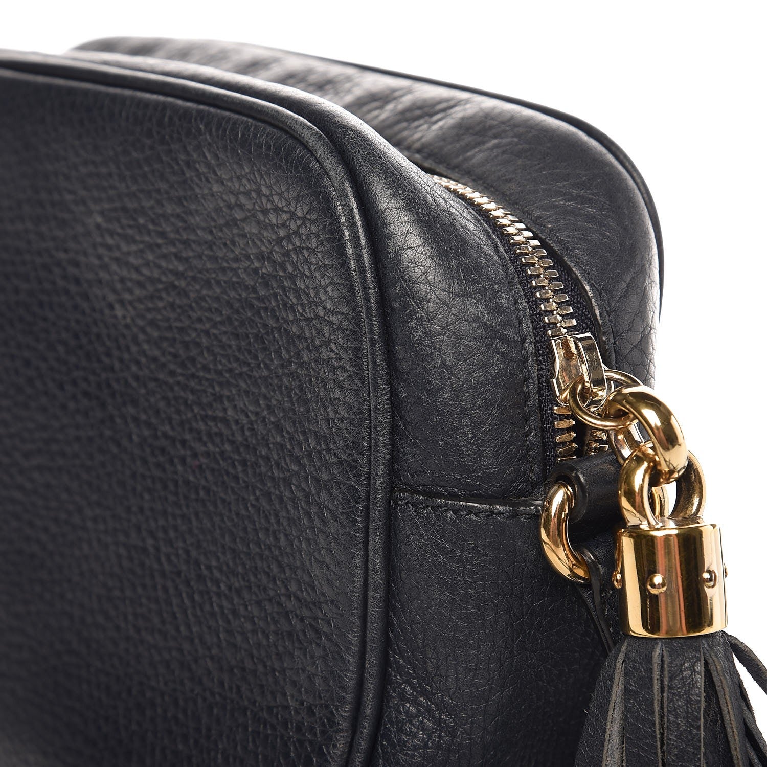 Gucci Pebbled Calfskin Small Soho Disco Bag Blue 13 of 16