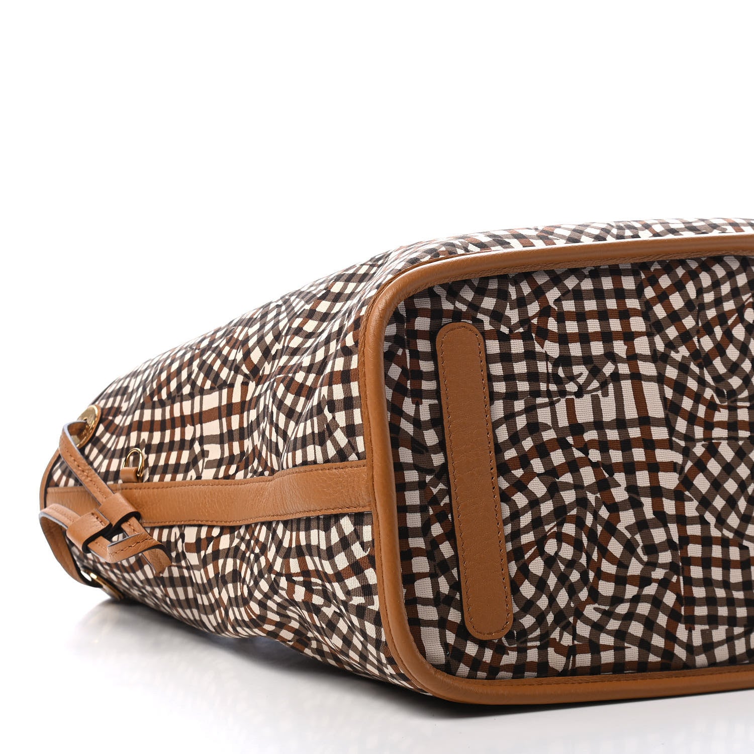 MCM Visetos Medium Liz Reversible Shopper Tote Cognac 10 of 13