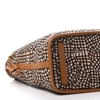MCM Visetos Medium Liz Reversible Shopper Tote Cognac 10 of 13